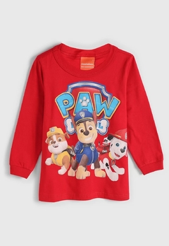 Camiseta Manga Longa Patrulha Canina - Malwee