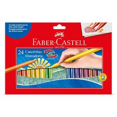 Caneta Hidrográfica 24 Cores Vai e Vem - Faber-Castell - comprar online