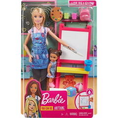 Barbie Conjunto Profissões Professora de Arte DHB63 / GJM29 Mattel