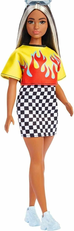Barbie Boneca Fashionista Curvilínea HBV13 - Mattel