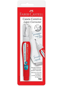 Caneta Corretiva SM 7ML - Faber Castell