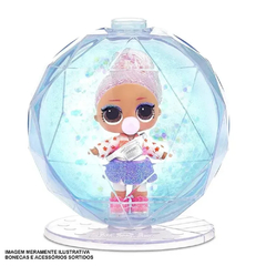 Mini Boneca Surpresa - LOL Surprise! - Glitter Globe - Winter Disco - 8 Surpresas - Candide - DecorToys Presentes & Brinquedos