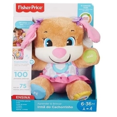 Pelúcia Irmã Do Cachorrinho Aprender E Brincar Smart Stages FVC81 - Fisher Price