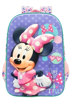 Mochila Escolar 18 Minnie 3D SE 10952 - Xeryus