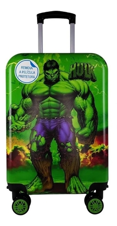 Mala de Bordo Infantil 360º Hulk - Luxcel