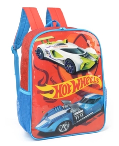 Mochila Escolar Hot Wheels Laranja - Luxcel - comprar online