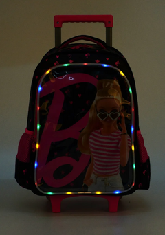 Mochila com Rodinhas Barbie com Led - Luxcel - DecorToys Presentes & Brinquedos