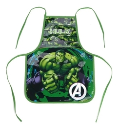Avental Escolar para Pintura Hulk Marvel - Luxcel
