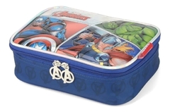Estojo Box Avengers Marvel Azul - Luxcel - comprar online