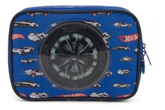 Estojo Box Hot Wheels Azul - Luxcel