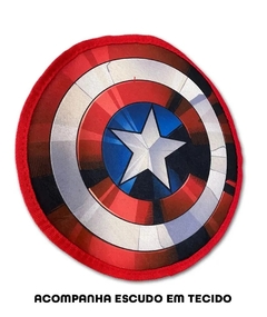 Imagem do Mochila Escolar Capitão América Marvel com Escudo - Luxcel