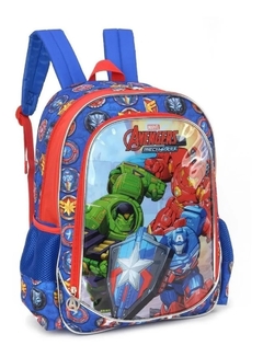 Mochila Escolar Avengers Azul - Luxcel - comprar online