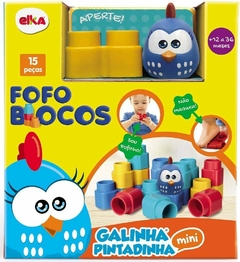 Fofo Blocos 15 Pecas Galinha Pintadinha Mini - Elka