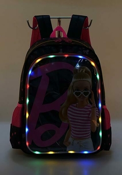 Imagem do Mochila Escolar Barbie Bolsa de costa com Led - Luxcel
