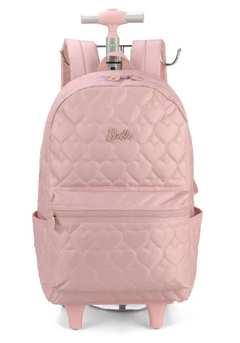 Mochila de Rodinhas Infantil Barbie Rose MC46822BB - Luxcel 2024