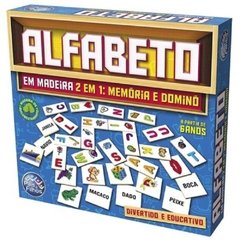 Jogo Alfabeto em Madeira 51 peças - Madeira - Pais e Filhos