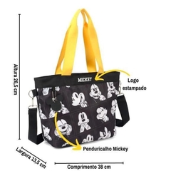 Bolsa Mickey Mouse Preta - Luxcel na internet