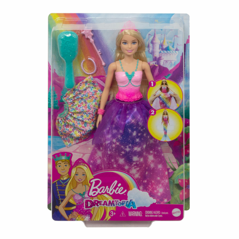 Boneca Barbie Dreamtopia Sereia Penteados Fantásticos - Mattel