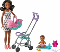 Barbie Boneca Skipper Babysitter Passeio no parque HHB68 - Mattel