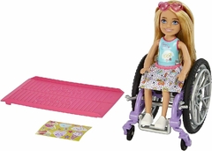 Boneca Barbie Família Chelsea Cadeira de Rodas - Mattel