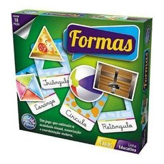 Jogo Brincar de Aprender Formas 18 peças - Pais e Filhos