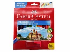 LÁPIS DE COR FABER-CASTEL COM APONTADOR 24 UNIDADES