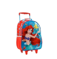 Mochila com Rodinhas 14 Princesa Ariel R 11491 - Xeryus - comprar online