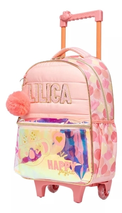 Mochila com Rodinhas Lilica Happy Days - Pacific