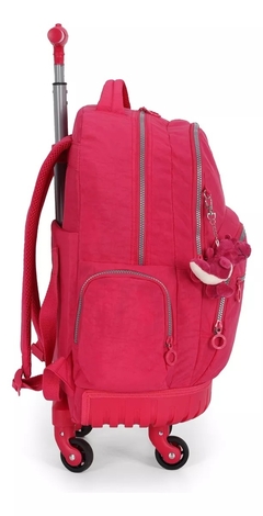 Mochila com Rodinhas 360º Up4You Pink - Luxcel - DecorToys Presentes & Brinquedos