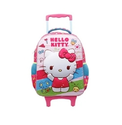 Mochila com Rodinhas 16 Hello Kitty SE 3D 11950 - Xeryus