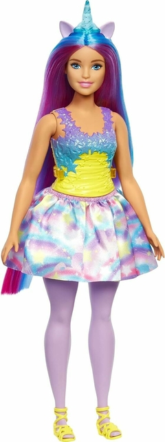 Barbie Boneca Unicórnio Chifre HGR20 - Mattel