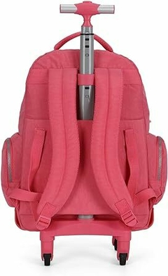 Mochila 4 Rodinhas Giro 360° Notebook UP4YOU Salmão - Luxcel 2024 na internet