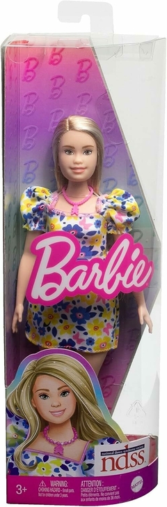 Boneca Barbie Fashionistas 208 - Síndrome De Down - Mattel - DecorToys Presentes & Brinquedos