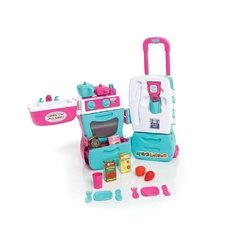 Cozinha Infantil Portátil Mobility Chef Rosa - comprar online