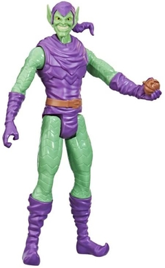 Boneco Marvel Spider-Man Titan Hero, Figura Goblin de 30 cm - Duende - F4983 - Hasbro, Verde e roxo