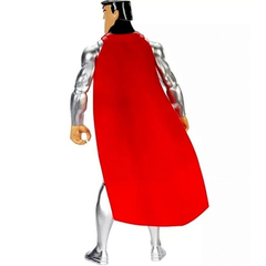 Boneco Super Homem Armadura De Aço Cinza Liga da Justiça - comprar online