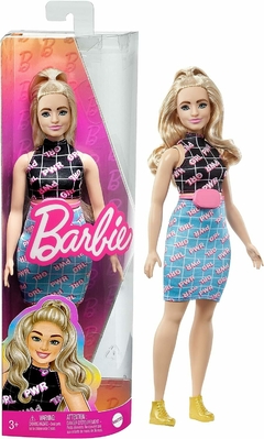 Boneca Barbie Fashionistas 202 Curvilínea HPF78 - Mattel