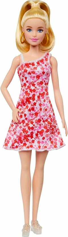 Boneca Barbie Fashionistas 205 Vestido Floral HJT02 - Mattel
