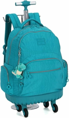 Mochila 4 Rodinhas Giro 360 Crinkle Notebook Up4you Pelucia MC47157UP Verde - comprar online