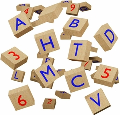 Jogo de Aprender Letras E Números, Coluna Madeira Pais e Filhos - comprar online