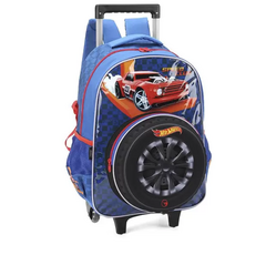 Mochila de Rodinhas Hot Wheels Azul - Luxcel 2024