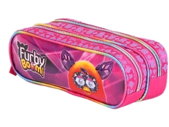 Estojo Escolar 2 Divisórias Furby