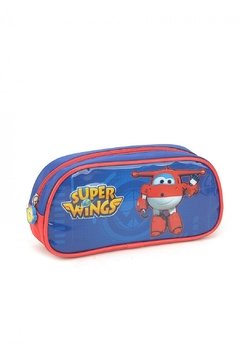 Estojo Super Wings EI32684SW Azul Escuro - Luxcel