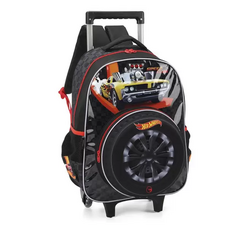 Mochila de Rodinhas Hot Wheels Preto - Luxcel 2024