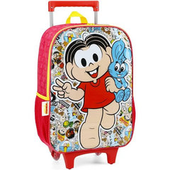 Mochila de Rodinhas Infantil Turma da Mônica Vermelho IC39302MN - Luxcel 2024