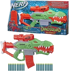 Imagem do Lança Dardos Eletrônico Nerf Dino Rex-Rampage com 20 Dardos Oficiais Nerf - F0808 - Hasbro