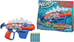 NERF Lança Dardos Dino Stego-Smash com 5 Dardos Oficiais e Porta Dardos - F0806 - Hasbro, Azul (18207) na internet