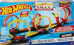 Hot Wheels Pista de Brinquedo Corrida Multi Loop, Multicolorido