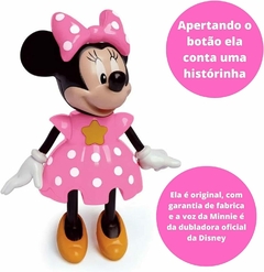 Boneca Minnie Conta Historias 25 Cm - Elka - comprar online
