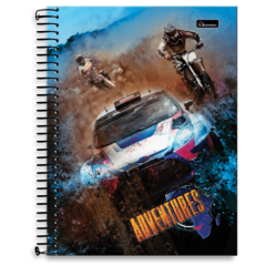 Caderno Espiral Adventures 96 folhas